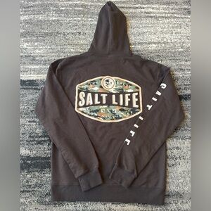 SALT LIFE Live Salty “Fish Dive Surf” Hoodie